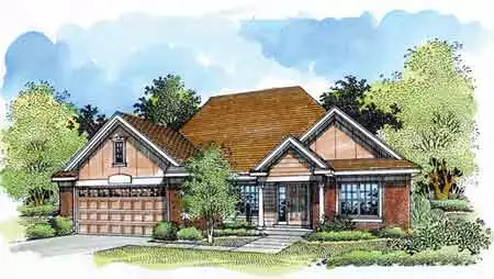 image of small ranch house plan 1354